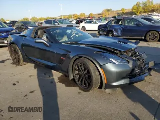 2019 Chevrolet Corvette Grand Sport 2LT with VIN 1G1YY2D72K5121027, listed as a Copart auction lot 76281484 with 7,761 mi miles and Salvage Title. Bid and sale history available at carsss.com. Image 4.