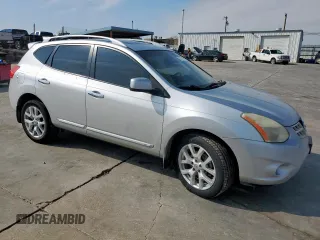 2011 Nissan Rogue SV with VIN JN8AS5MT0BW151148, listed as a Copart auction lot 45371915 with 172,373 mi miles and Salvage Title. Bid and sale history available at carsss.com. Image 4.