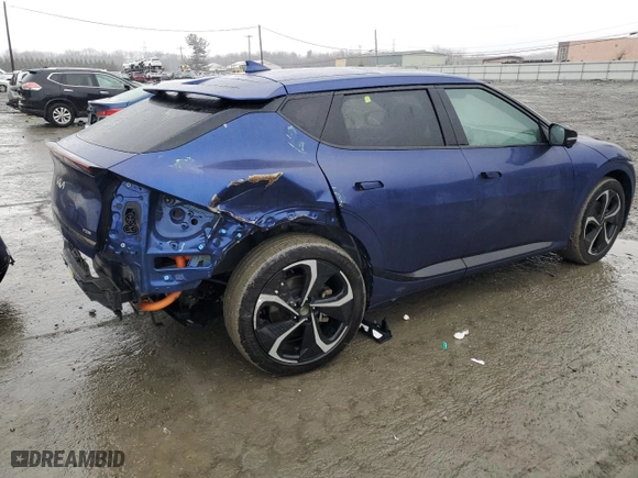 2023 Kia EV6 GT-Line with VIN KNDC4DLCXP5114809, listed as a Copart auction lot 43191935 with 23,681 mi miles and Salvage Title. Bid and sale history available at carsss.com. Image 3.