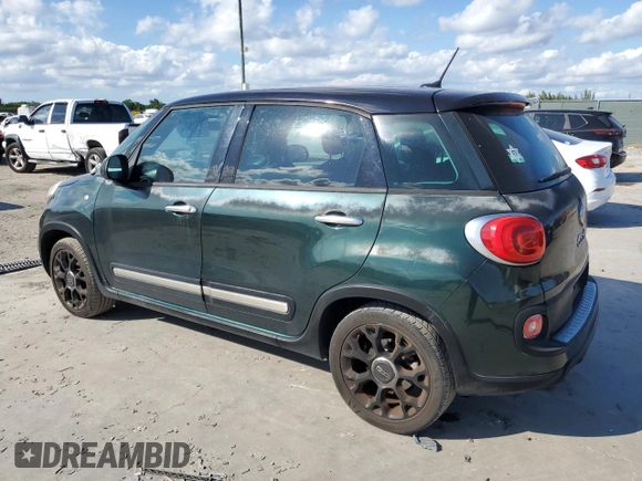 2015 FIAT 500L Urbana Trekking with VIN ZFBCFADHXFZ035105, listed as a Copart auction lot 81391264 with 79,737 mi miles and Salvage Title. Bid and sale history available at carsss.com. Image 2.