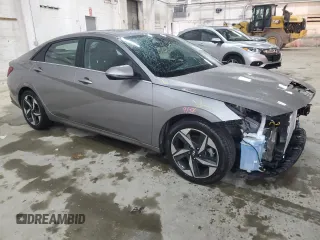 2023 Hyundai Elantra Limited z VIN KMHLP4AG4PU481753, wystawiony jako Copart lot #52979285 z przebiegiem 34 704 mil mil oraz Szkoda całkowita • Salvage title. Historia ofert i sprzedaży dostępna na DreamBid. Obrazek 4.