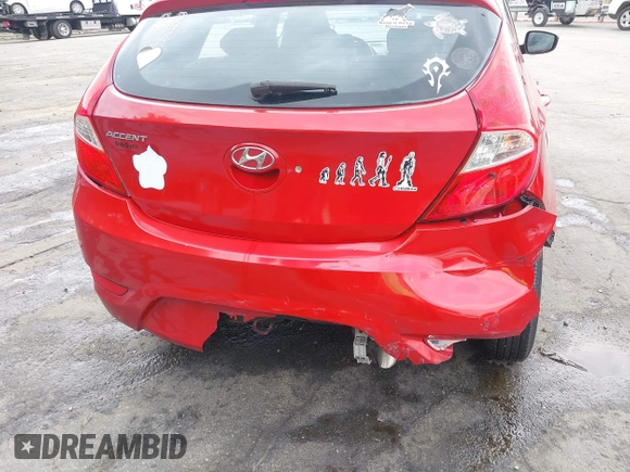 2012 Hyundai Accent GS with VIN KMHCT5AE6CU012772, listed as a IAAI auction lot 42383744 with 185,867 mi miles and . Bid and sale history available at DreamBid. Image 17.