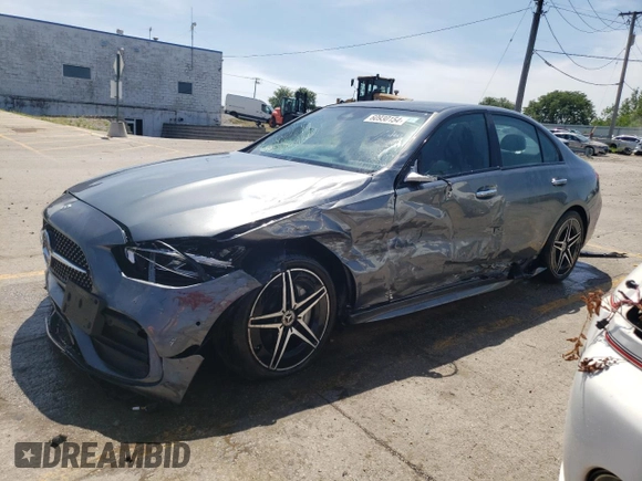 2024 Mercedes-Benz C 300 with VIN W1KAF4HB6RR184794, listed as a Copart auction lot 60930154 with 1,246 mi miles and Salvage Title. Bid and sale history available at DreamBid. Image 1.