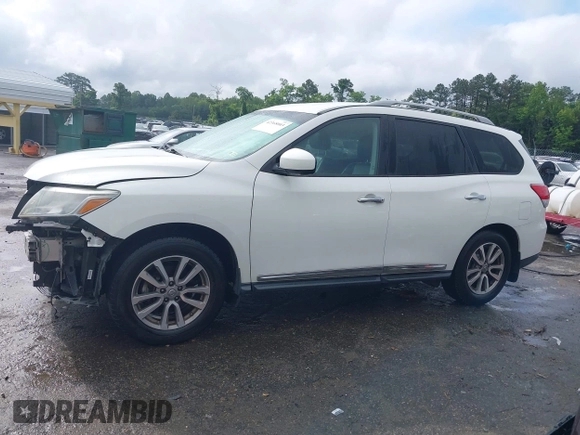 2015 Nissan Pathfinder Platinum with VIN 5N1AR2MM0FC696879, listed as a IAAI auction lot 42368003 with 120,650 mi miles and . Bid and sale history available at DreamBid. Image 14.