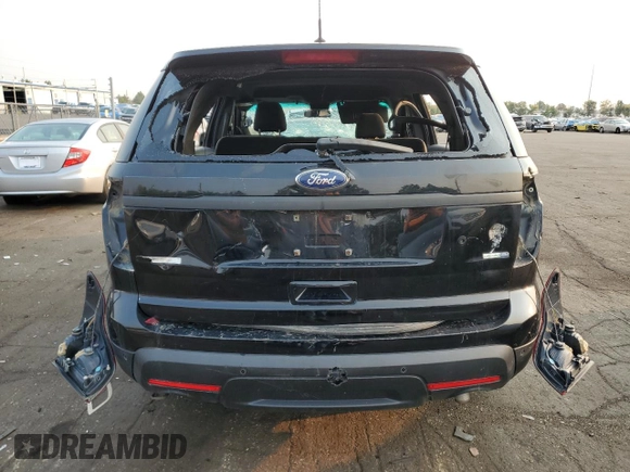 2014 Ford Utility Police Interceptor with VIN 1FM5K8AR3EGC27060, listed as a Copart auction lot 64176954 with 0 mi miles and Clean Title. Bid and sale history available at carsss.com. Image 6.
