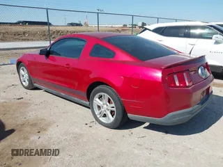 2010 Ford Mustang V6 with VIN 1ZVBP8AN3A5170819, listed as a IAAI auction lot 42024995 with 119,450 mi miles. Bid and sale history available at carsss.com. Image 3.