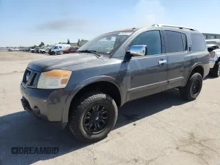 2012 Nissan Armada Platinum z VIN 5N1AA0NC5CN607535, wystawiony jako Copart lot #58400515 z przebiegiem 171 870 mil mil oraz Szkoda całkowita • Salvage title. Historia ofert i sprzedaży dostępna na DreamBid. Obrazek 1.