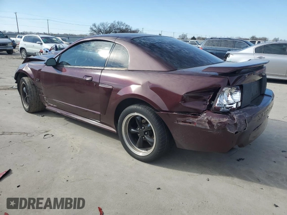 2003 Ford Mustang GT Deluxe with VIN 1FAFP42XX3F305326, listed as a Copart auction lot 42689215 with 0 mi miles and Salvage Title. Bid and sale history available at carsss.com. Image 2.