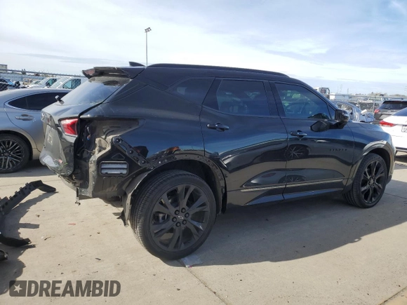 2020 Chevrolet Blazer RS с VIN 3GNKBKRS5LS596116, выставлен на аукционе Copart как лот 45536445 с пробегом 53 440 миль миль и Списание • Salvage title. История ставок и продаж доступна на DreamBid. Изображение 3.