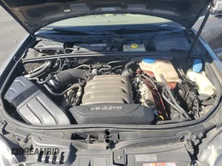 2007 Audi A4 3.2L with VIN WAUDH48H27K021925, listed as a Copart auction lot 60487555 with 143,947 mi miles and Salvage title. Bid and sale history available at DreamBid. Image 11.