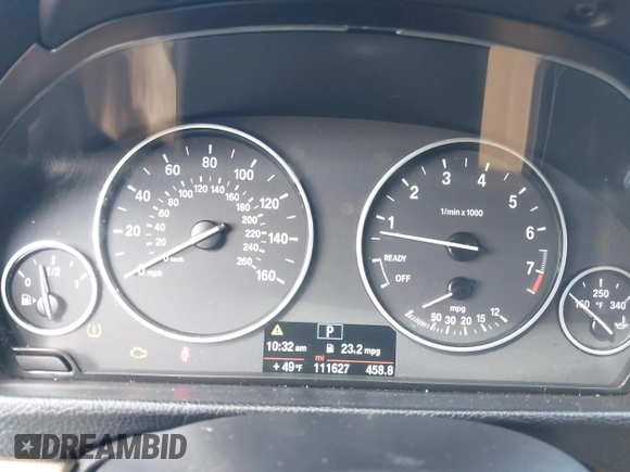 2014 BMW 3 Series 320i xDrive with VIN WBA3C3C58EF983816, listed as a IAAI auction lot 41949430 with 111,627 mi miles. Bid and sale history available at carsss.com. Image 7.