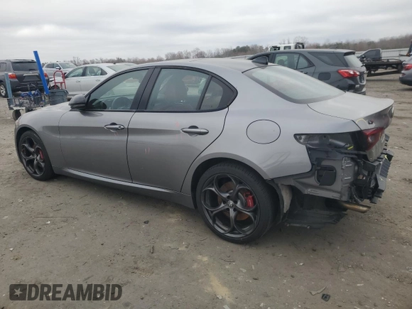 2021 Alfa Romeo Giulia Ti z VIN ZARFANBN5M7643959, wystawiony jako Copart lot #48424255 z przebiegiem 62 075 mil mil oraz Szkoda całkowita • Salvage title. Historia ofert i sprzedaży dostępna na DreamBid. Obrazek 2.