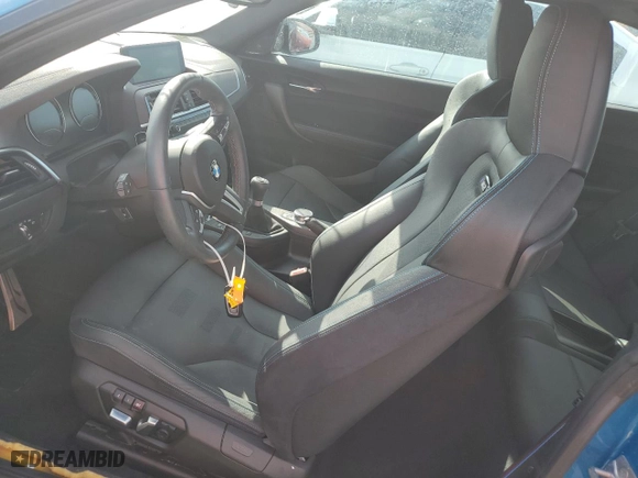 2020 BMW M2 Competition with VIN WBS2U7C08L7E49953, listed as a Copart auction lot 76200814 with 13,888 mi miles and Non Repairable. Bid and sale history available at carsss.com. Image 7.