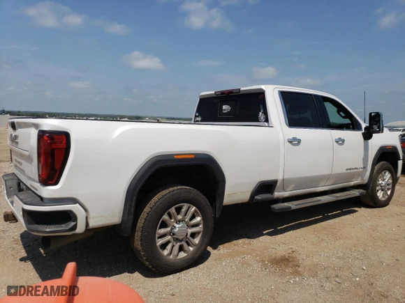 2020 GMC Sierra 3500HD Denali with VIN 1GT49WEY2LF317238, listed as a Copart auction lot 61554414 with 0 mi miles and Salvage Title. Bid and sale history available at carsss.com. Image 3.