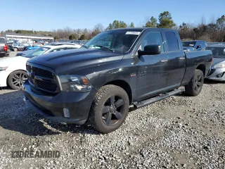 2017 Ram 1500 Express with VIN 1C6RR6FT5HS505637, listed as a Copart auction lot 58496365 with 94,760 mi miles and Salvage title. Bid and sale history available at DreamBid. Image 1.