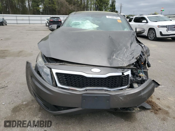 2013 Kia Optima EX with VIN 5XXGN4A70DG147491, listed as a Copart auction lot 51380185 with 0 mi miles and Salvage Title. Bid and sale history available at carsss.com. Image 5.