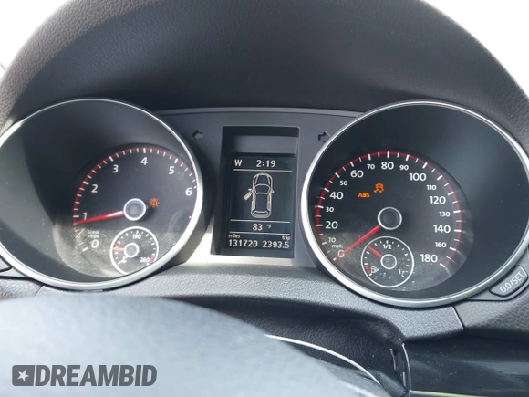 2012 Volkswagen GTI w/Conv & Sunroof with VIN WVWEV7AJ3CW280652, listed as a IAAI auction lot 41918574 with 131,720 mi miles and . Bid and sale history available at DreamBid. Image 7.
