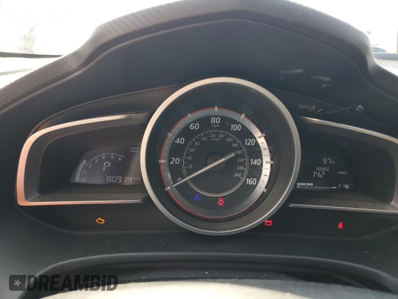 2016 Mazda 3 i Touring with VIN 3MZBM1L73GM266449, listed as a Copart auction lot 54542915 with 80,914 mi miles and Salvage Title. Bid and sale history available at DreamBid. Image 9.