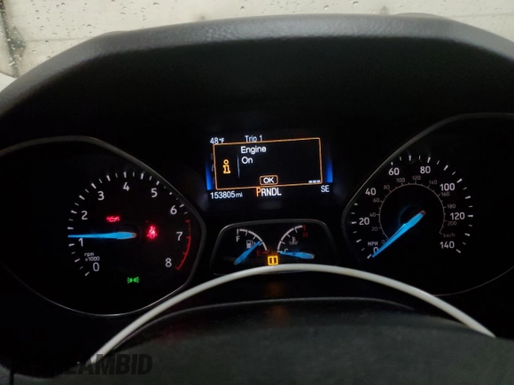 2018 Ford Focus SE with VIN 1FADP3F29JL250981, listed as a Copart auction lot 46303325 with 153,805 mi miles and Clean Title. Bid and sale history available at carsss.com. Image 9.