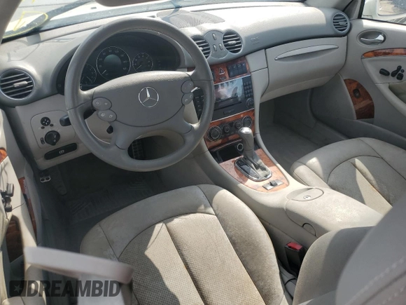 2005 Mercedes-Benz CLK 320 with VIN WDBTK65G45T054521, listed as a Copart auction lot 75249084 with Not Provided miles and Non Repairable. Bid and sale history available at DreamBid. Image 8.
