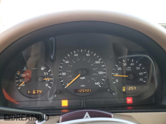 2000 Mercedes-Benz M-Class with VIN 4JGAB54E1YA194220, listed as a Copart auction lot 78433324 with 125,405 mi miles and Salvage Title. Bid and sale history available at carsss.com. Image 9.