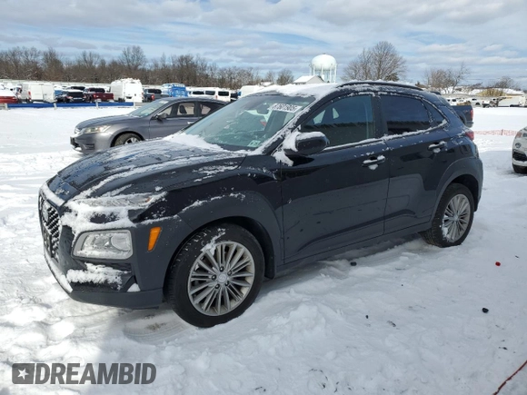 2021 Hyundai Kona SEL Plus with VIN KM8K6CAA8MU626504, listed as a Copart auction lot 87601905 with 127,729 mi miles and Salvage Title. Bid and sale history available at carsss.com. Image 1.