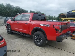 2024 Nissan Titan Pro-4X with VIN 1N6AA1ED8RN118197, listed as a Copart auction lot 64471595 with 3,576 mi miles and Salvage title. Bid and sale history available at DreamBid. Image 2.