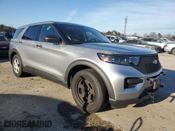 2021 Ford Explorer with VIN 1FM5K8AC8MNA17575, listed as a Copart auction lot 46376475 with 57,260 mi miles and Clean title. Bid and sale history available at DreamBid. Image 4.