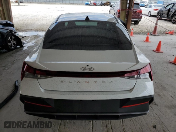 2024 Hyundai Elantra SEL with VIN KMHLM4DG9RU764026, listed as a Copart auction lot 52707325 with 13,660 mi miles and Non Repairable. Bid and sale history available at carsss.com. Image 6.