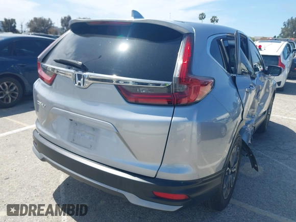 2021 Honda CR-V EX with VIN 2HKRW1H50MH421317, listed as a IAAI auction lot 41939587 with 42,092 mi miles. Bid and sale history available at carsss.com. Image 4.