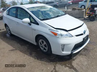 2013 Toyota Prius One with VIN JTDKN3DU6D5589962, listed as a IAAI auction lot 41929274 with 156,484 mi miles. Bid and sale history available at carsss.com. Image 1.