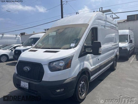 2023 Ford Transit Cargo with VIN 1FTBR1X82PKC02353, listed as a IAAI auction lot 42878842 with 25,863 mi miles and . Bid and sale history available at DreamBid. Image 9.