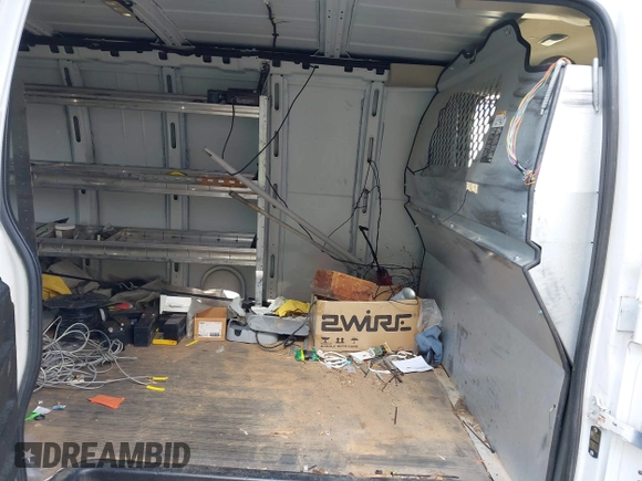 2016 Chevrolet Express Cargo with VIN 1GCWGBFF9G1287632, listed as a IAAI auction lot 42621435 with 61,701 mi miles and . Bid and sale history available at DreamBid. Image 8.