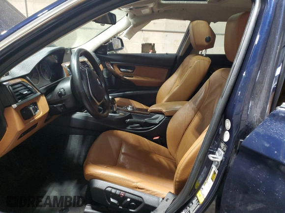2013 BMW 3 Series 328i xDrive with VIN WBA3B3C57DF537268, listed as a Copart auction lot 57885985 with 122,050 mi miles and Salvage title. Bid and sale history available at DreamBid. Image 7.