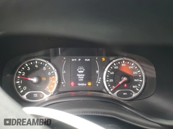 2021 Jeep Renegade Jeepster z VIN ZACNJCAB1MPM26894, wystawiony jako Copart lot #53859975 z przebiegiem 76 402 mil mil oraz Czysty tytuł • Clean title. Historia ofert i sprzedaży dostępna na DreamBid. Obrazek 9.