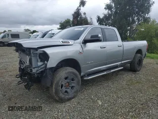 2022 Ram 3500 SLT with VIN 3C63R3HL2NG191093, listed as a Copart auction lot 51187295 with 39,080 mi miles and Salvage Title. Bid and sale history available at carsss.com. Image 1.