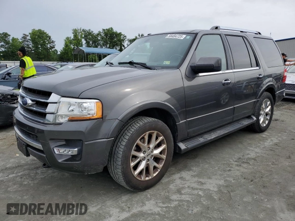 2017 Ford Expedition Limited с VIN 1FMJU2AT8HEA60907, выставлен на аукционе Copart как лот 58484725 с пробегом 165 288 миль миль и Чистый • Clean title. История ставок и продаж доступна на DreamBid. Изображение 1.