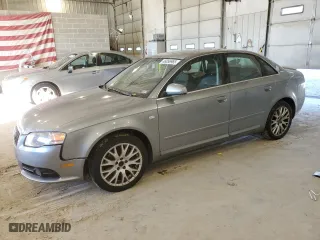 2008 Audi A4 2.0T with VIN WAUDF78EX8A169924, listed as a Copart auction lot 46856965 with 178,168 mi miles and Salvage Title. Bid and sale history available at carsss.com. Image 1.