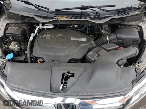 2020 Honda Odyssey EX with VIN 5FNRL6H5XLB069852, listed as a Copart auction lot 61553585 with 34,189 mi miles and Salvage title. Bid and sale history available at DreamBid. Image 12.
