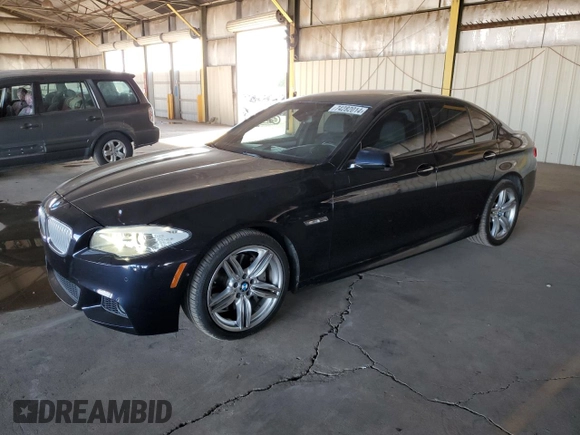 2013 BMW 5 Series 550i with VIN WBAFR9C5XDD226635, listed as a Copart auction lot 74282014 with 71,010 mi miles and Clean Title. Bid and sale history available at DreamBid. Image 1.