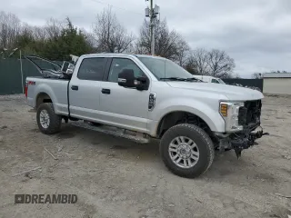 2018 Ford Super Duty F-250 SRW XL with VIN 1FT7W2B69JEC55051, listed as a Copart auction lot 44015115 with 73,111 mi miles and Salvage Title. Bid and sale history available at carsss.com. Image 4.