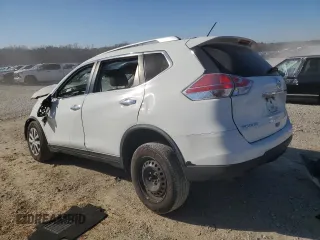 2016 Nissan Rogue SV with VIN KNMAT2MT1GP694405, listed as a Copart auction lot 45216675 with 0 mi miles and Salvage Title. Bid and sale history available at carsss.com. Image 2.