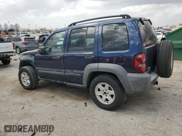 2006 Jeep Liberty Sport with VIN 1J4GL48K66W102244, listed as a Copart auction lot 49631455 with 159,999 mi miles and Salvage Title. Bid and sale history available at carsss.com. Image 2.