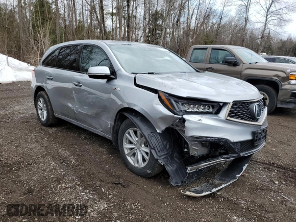 2019 Acura MDX w/Technology/A-Spec Pkg with VIN 5J8YD4H08KL802303, listed as a Copart auction lot 48874315 with 130,593 mi miles and Salvage Title. Bid and sale history available at carsss.com. Image 4.