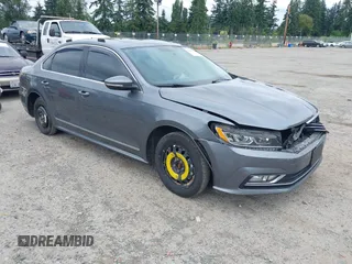2017 Volkswagen Passat SE with VIN 1VWBT7A30HC037641, listed as a IAAI auction lot 42561616 with 119,614 mi miles and . Bid and sale history available at DreamBid. Image 1.