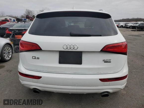 2015 Audi Q5 Premium with VIN WA1CFAFP2FA074099, listed as a Copart auction lot 48796685 with 102,880 mi miles and Salvage Title. Bid and sale history available at carsss.com. Image 6.