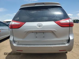2017 Toyota Sienna XLE with VIN 5TDDZ3DC3HS177700, listed as a Copart auction lot 59720215 with 124,180 mi miles and Salvage title. Bid and sale history available at DreamBid. Image 6.