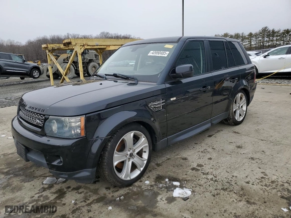 2012 Land Rover Range Rover Sport HSE LUX with VIN SALSK2D49CA721887, listed as a Copart auction lot 42050485 with 0 mi miles and Clean Title. Bid and sale history available at carsss.com. Image 1.