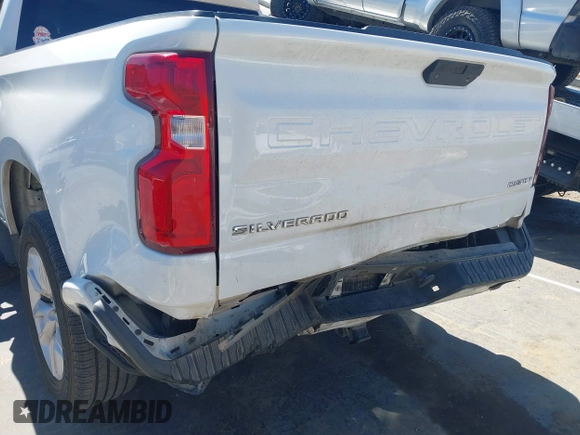 2020 Chevrolet Silverado 1500 Custom with VIN 1GCPWBEH1LZ296153, listed as a IAAI auction lot 41868438 with 115,232 mi miles. Bid and sale history available at carsss.com. Image 6.