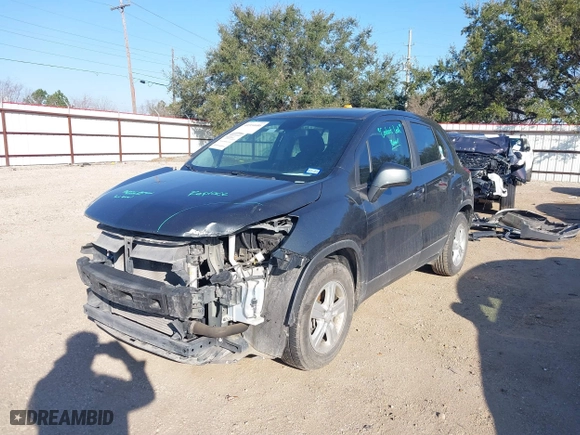 2020 Chevrolet Trax LS with VIN 3GNCJKSB9LL202855, listed as a IAAI auction lot 41554686 with 88,854 mi miles. Bid and sale history available at carsss.com. Image 20.